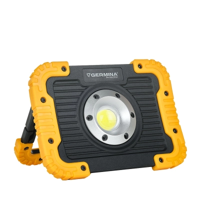 NAŚWIETLACZ LED 10W PRZENOŚNY AKU ORION IP44 3L gw