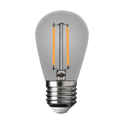 ŻARÓWKA E27 LED FILAMENT WW 1W ST45 SMOKED