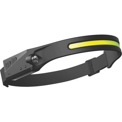 $ LATARKA CZOŁOWA LED AKU COB+ XPE+ SENSOR