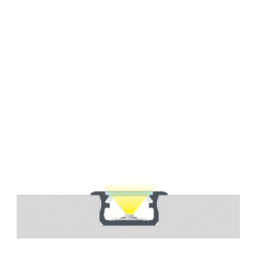PROFIL ALU. LED TYP-B CZARNY 3M