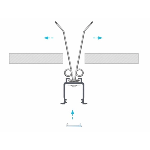 PROFIL ALU. LED TYP-W ANODOWANY 1M