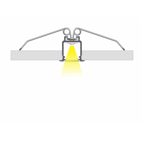 PROFIL ALU. LED TYP-W ANODOWANY 1M