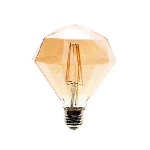 ŻARÓWKA E27 LED FILAMENT WW 4W DIAMENT AMBER3560