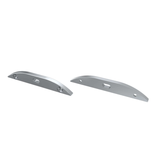 ZAŚLEPKA RETO SREBRNA ALUMINIOWA Z OTWOREM