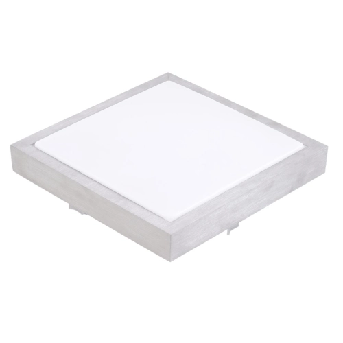 ^PLAFON SOLEN KWADRATOWY 2xE27 SREBRNY IP44 2751