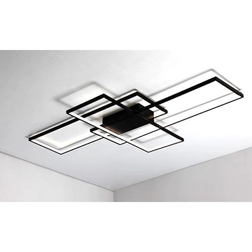 ^PLAFON GALAXIS HYDRA 126W 90X50X8 CM CZARNY 2676