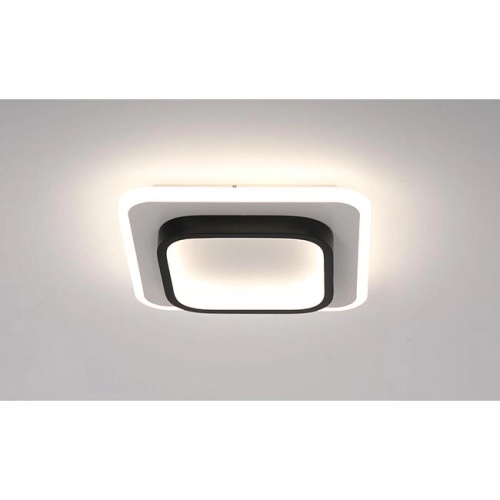 ^PLAFON GALAXIS FALCON 35W 24x24x5cm CZARNY 6095