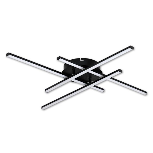 ^PLAFON MODENA GRANDO 34W 4000K 70cm CZARNY 7120