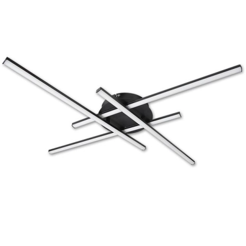 ^PLAFON MODENA GRANDO 34W 4000K 70cm CZARNY 7120