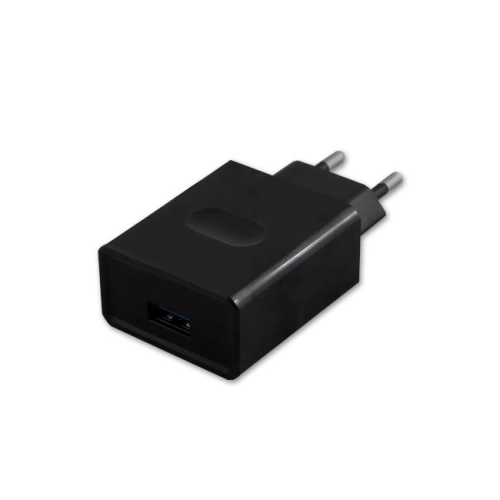 ZASILACZ WTYCZKOWY 1X USB 5V/3A DC CZARNY 6211