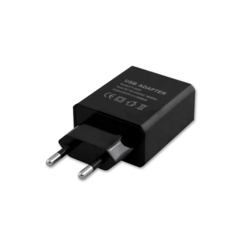 ZASILACZ WTYCZKOWY 1X USB 5V/3A DC CZARNY 6211