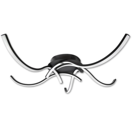#PLAFON MODENA ISTRIA 47W 4000K 73cm CZARNY 0327