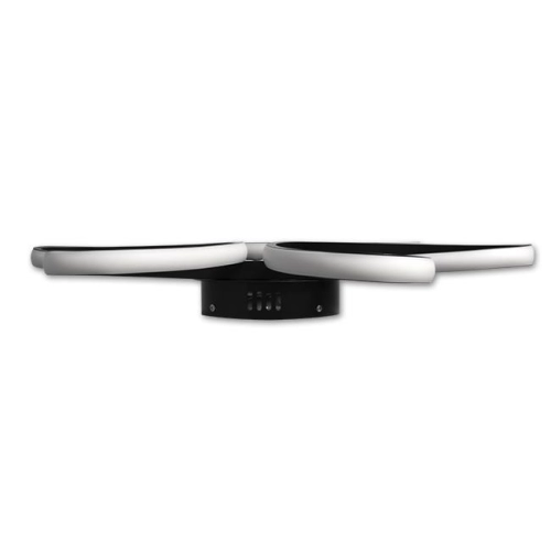 ^PLAFON GALAXIS VIRGO 77W 58x10 cm CZARNY 3559