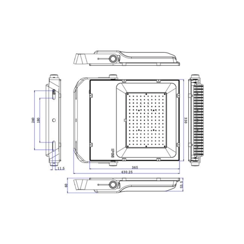 NAŚWIETLACZ PX-150W 5000K PROFES 3l gw 3742