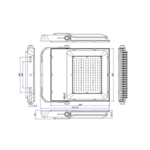 NAŚWIETLACZ PX-200W 5000K PROFES 3- 5l gw 3745