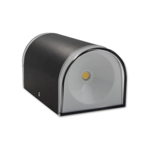 KINKIET RALF LED OKRĄGŁY14W 4500K IP54 CZARN 3197