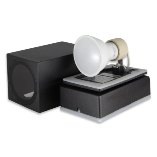 KINKIET RHINO RUCHOMA 1xGU10 IP44 CZARNY 0942