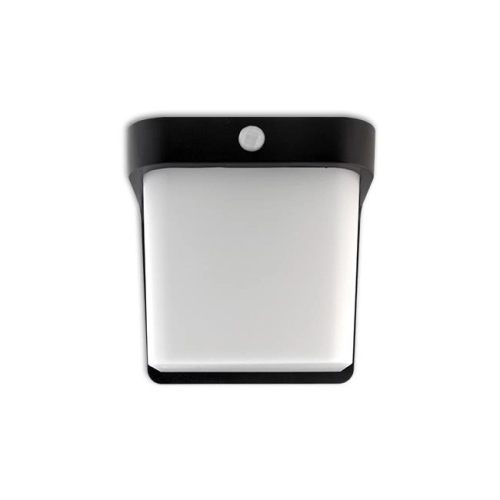 KINKIET CORGI LED 12W 4000K IP54 PIR CZARNY 6086