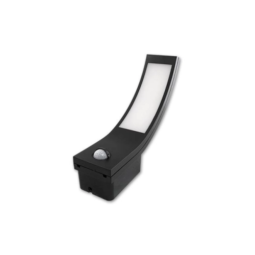KINKIET DIRON 10W 4000K IP54 PIR CZARNY 2734