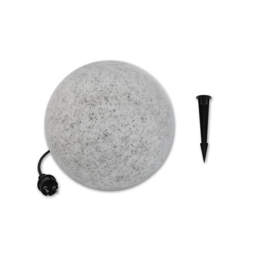 KULA OGRODOWA 1xE27 IP65 40cm KAMIEŃ 1601