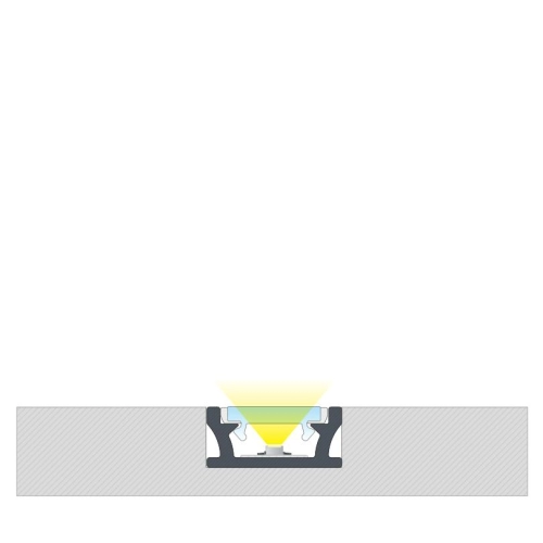 PROFIL ALU. LED TERRA ANODOWANY 1M
