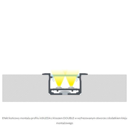 PROFIL ALU. LED inSILEDA ANODOWANY 2M