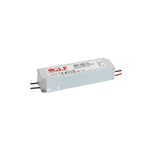 ZASILACZ LED 12V 100W 8,3A GLP GPV IP67