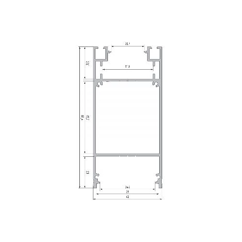 PROFIL ALU. LED DULIO ANODOWANY 3M