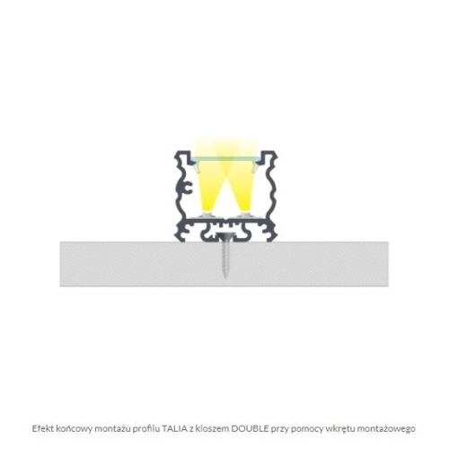 PROFIL ALU. LED TALIA ANODOWANY 2M