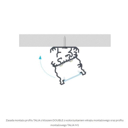 PROFIL ALU. LED TALIA ANODOWANY 3M