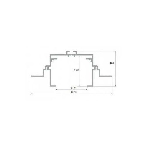 PROFIL ALU. LED TALIA M4 ANODOWANY 1M