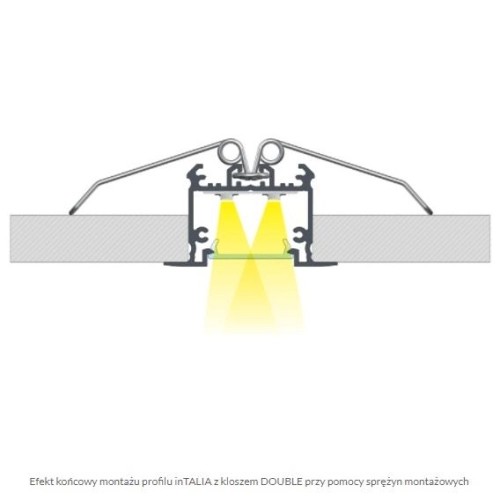 PROFIL ALU. LED inTALIA ANODOWANY 3M