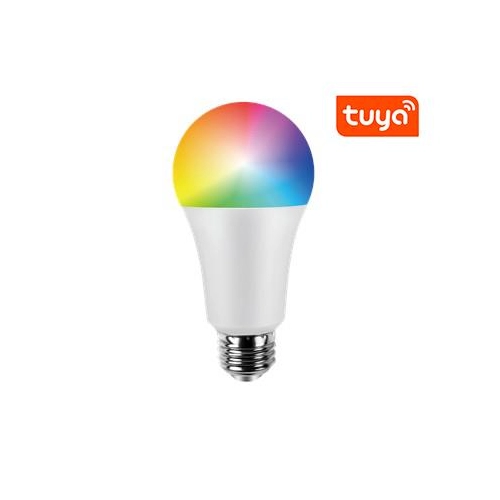 ŻARÓWKA E27 LED 8W A65 RGB+CCT+DIMM TUYA EL