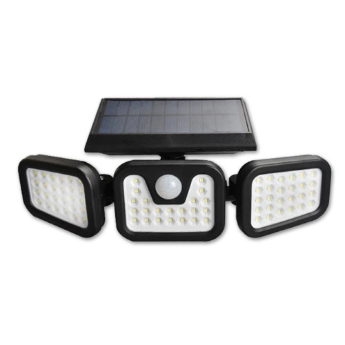 NAŚWIETLACZ LED 74xSMD 15W CW SOLARNY+PIR 7307
