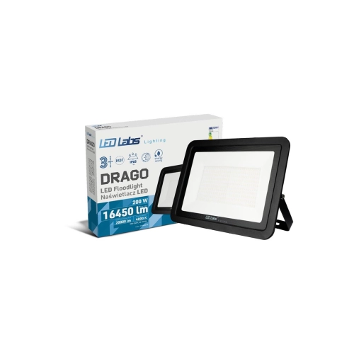 NAŚWIETLACZ LED 200W DRAGO PW IP65 SLIM 3Y