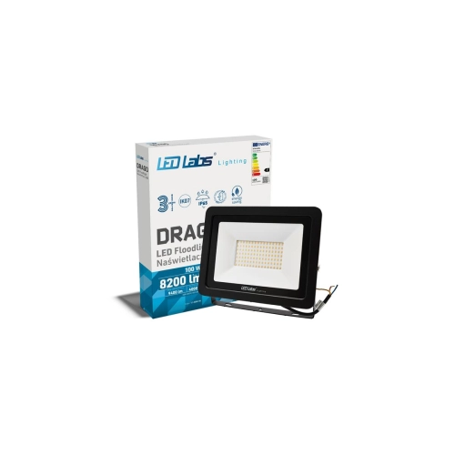 NAŚWIETLACZ LED 100W DRAGO PW IP65 SLIM 3Y