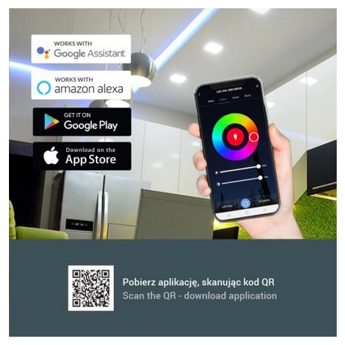 # ZESTAW TAŚMA LED RGBW+DW+ZAS+KON IP20 3M SMART