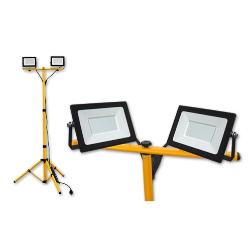 NAŚWIETLACZ LED NA STATYW.2x50W TIGA 4500K 0805