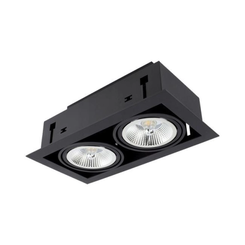OPRAWA PROSTOKĄTNA 2xAR111GU10 P/T RUCH.CZAR.0350