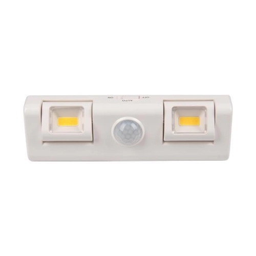 LAMPKA PODSZAFKOWA LED 2x COB PIR 4000K 0175