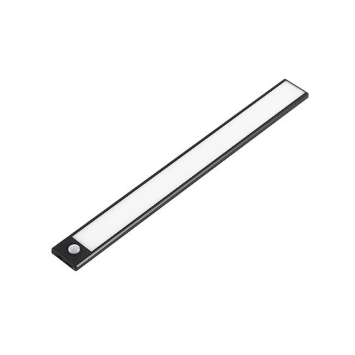 LAMPKA PODSZAFKOWA 2W 4500K 30cm PIR CZARNA 0319