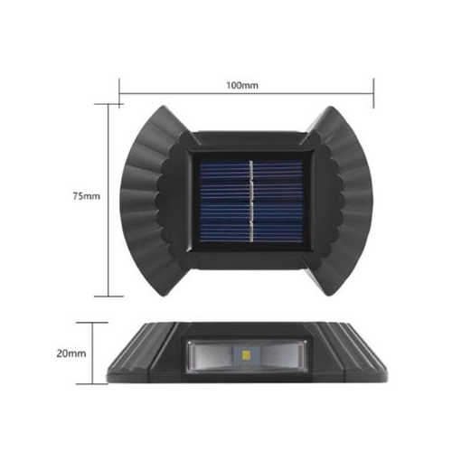 NAŚWIETLACZ LED SOLARNY ELEWACYJNY 4SZT 0624
