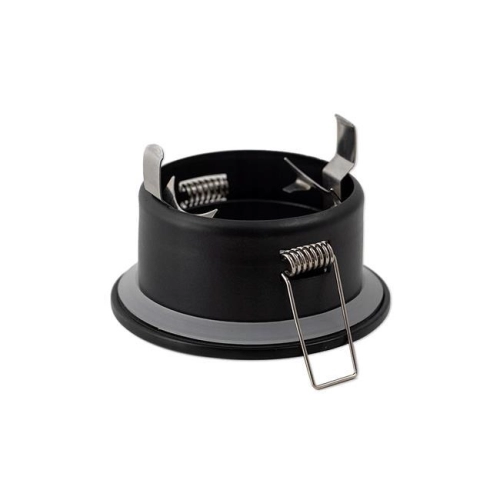 OPRAWA OKRĄGŁA ODLEW+GN GU10 CZARNY IP44 4872