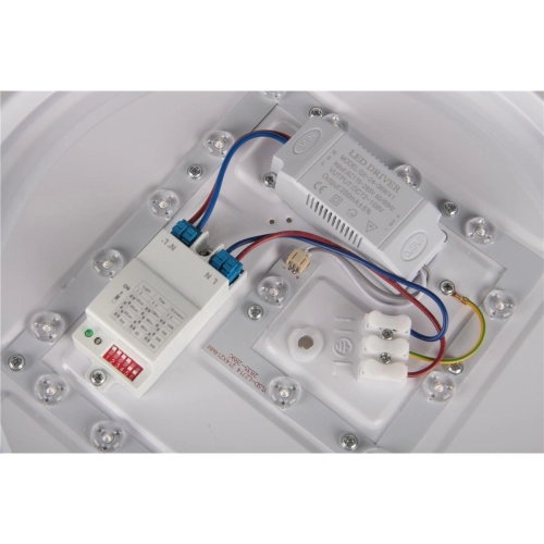 ^PLAFON FILO LED 18W 4000K CZARNY CZUJNIK DIP 0621