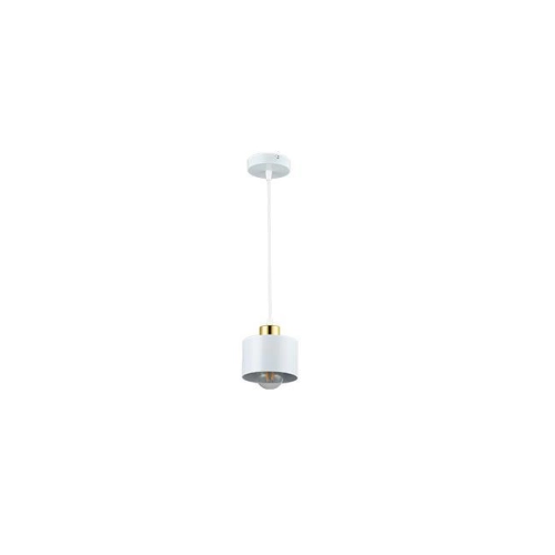 LAMPA ELZA WISZĄCA 1xE27 BIALY/ZŁOTY 2497