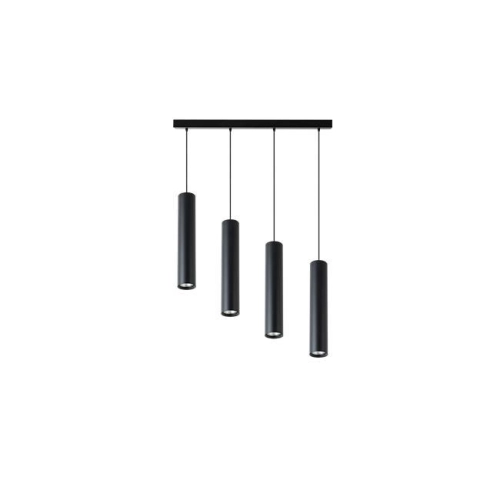 LAMPA KEON WISZĄCA 4xGU10 CZARNY 1256