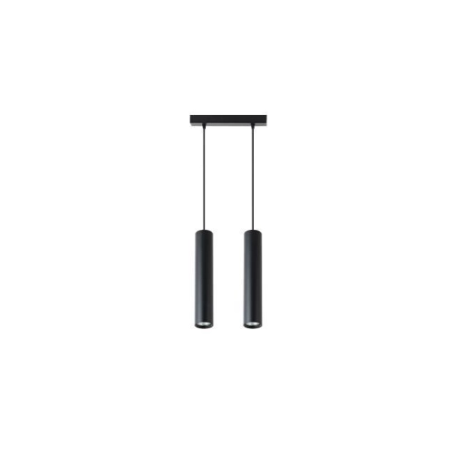 LAMPA KEON WISZĄCA 2xGU10 CZARNY 0149