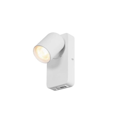 KINKIET DO CZYTANIA TIMO 1XGU10 USB BIAŁY 0468
