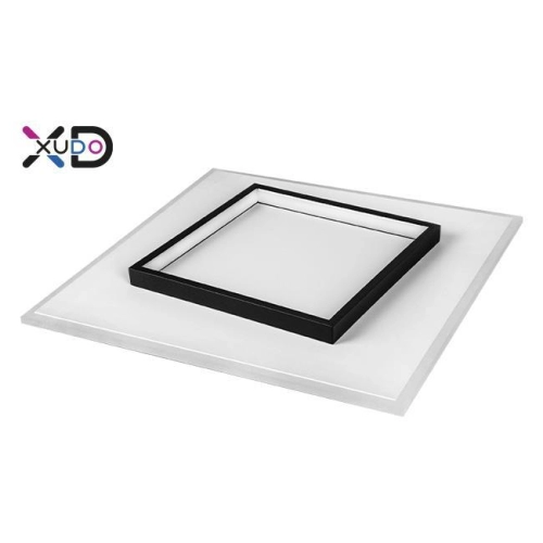 ^PLAFON LED 32W 4000K 40X40CM CZARNY XUDO