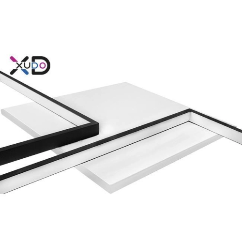 ^PLAFON LED 57W CCT 79X58CM CZARNY XUDO